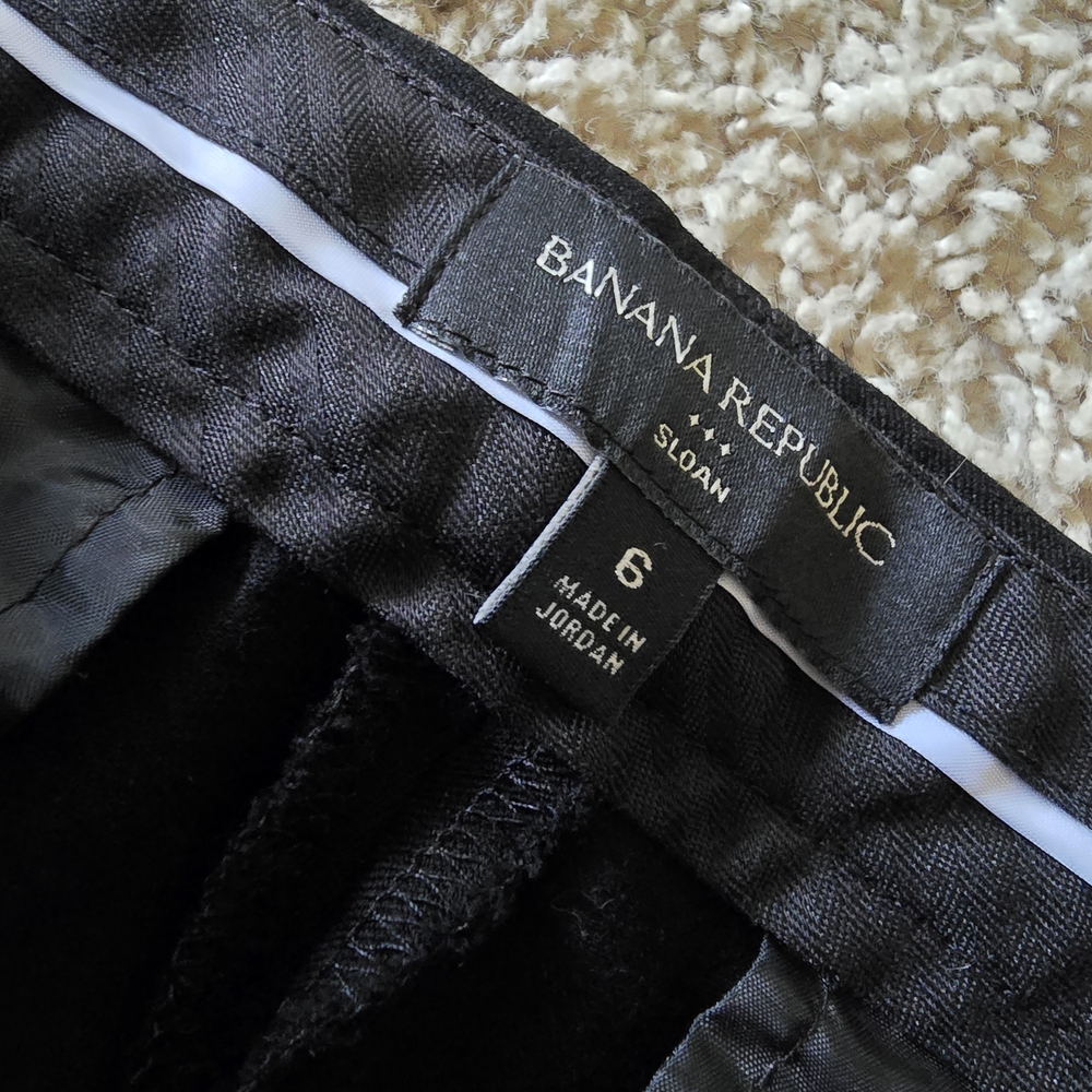 Banana Republic Black Sloan Pants